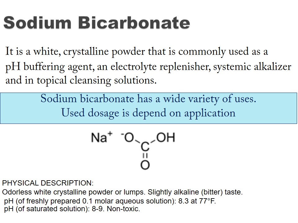 Sodium Bicarbonate Jirakorn Co Ltd