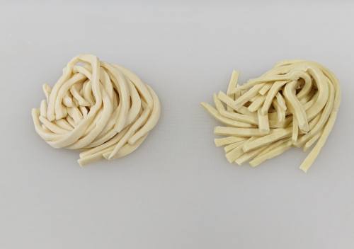 Fresh noodle trial samples
